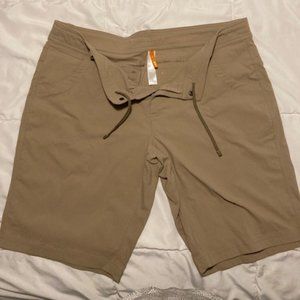 Lucy Activewear Tan Women's Shorts - Size XL